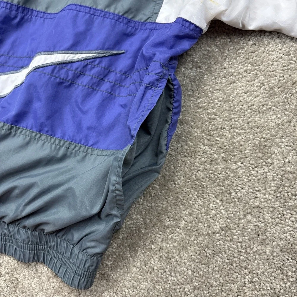 Vintage 90s Nike Big Swoosh Windbreaker Jacket XL